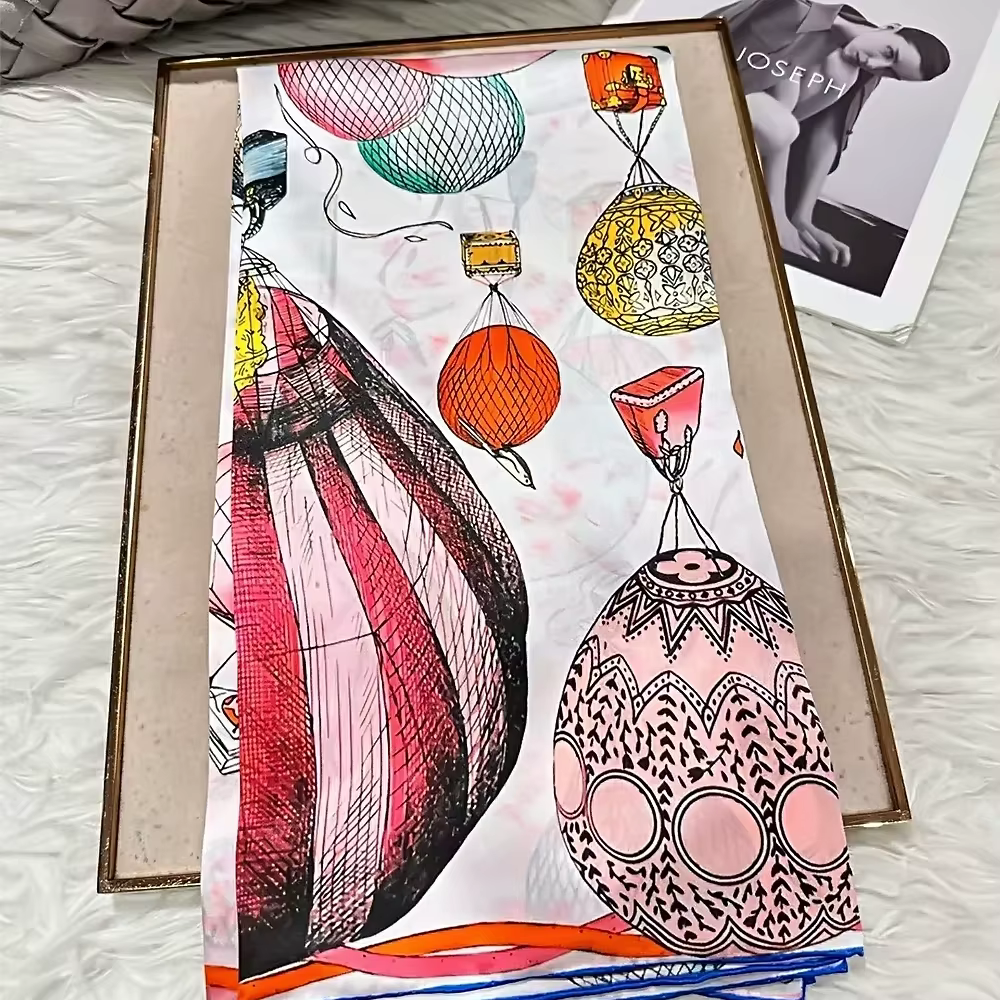 Nouveau printemps 100% foulards carrés en soie de mûrier