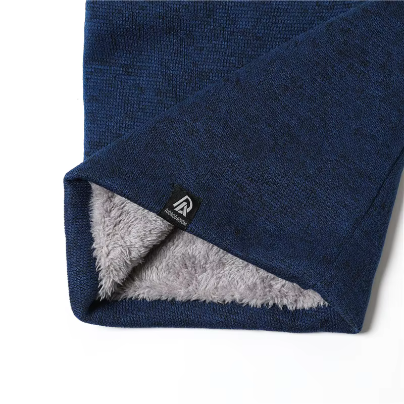 Chauffe-cou en polaire tricoté pour hommes et femmes