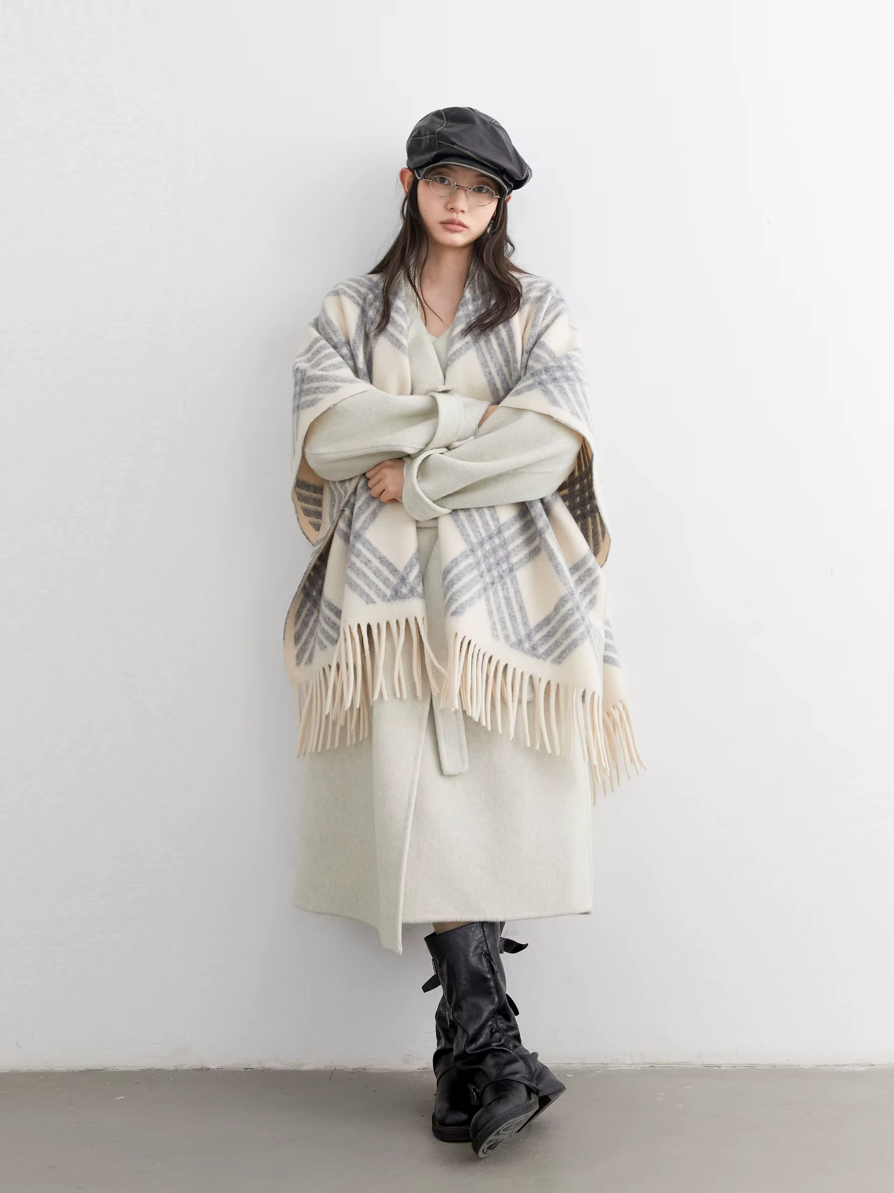 CHIC VEN nouvelle mode femmes écharpe rétro Plaid gland châle longue femme foulards chaud dames
