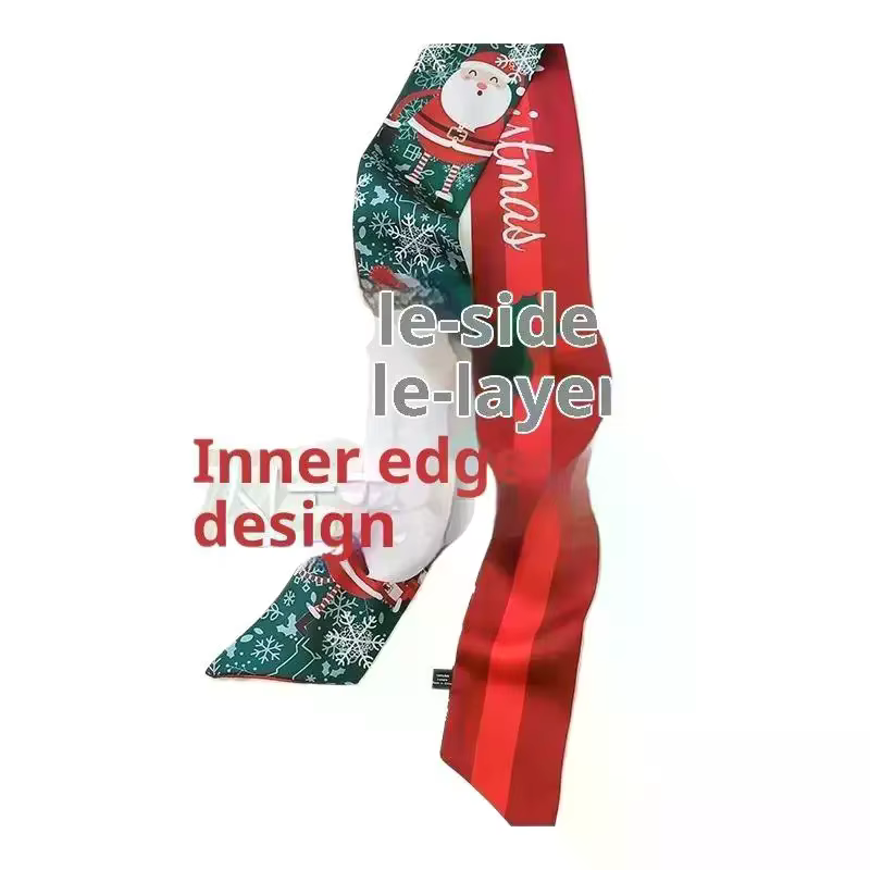 Écharpe polyvalente avec élément de noël