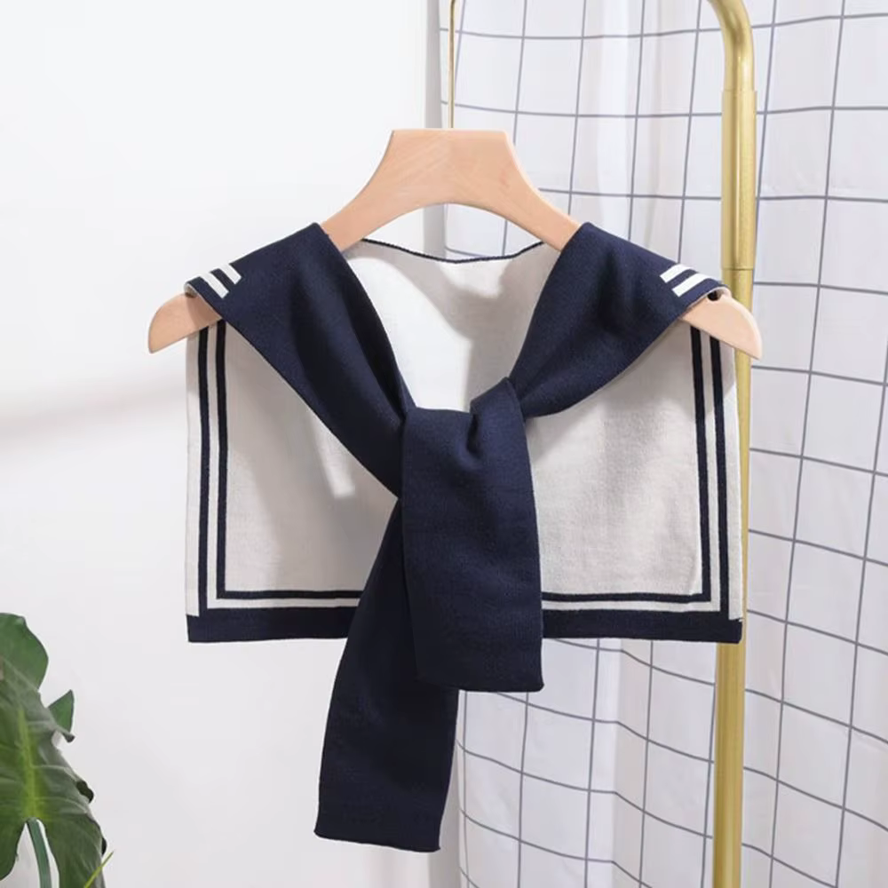 Châle noué pour femme, écharpe de chandail