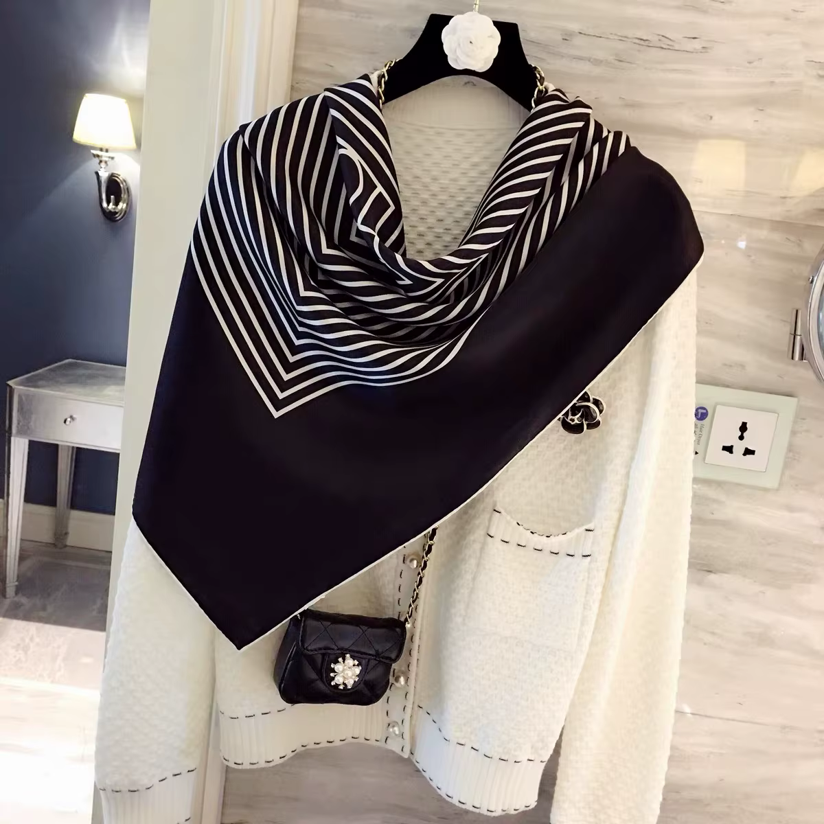 Nouveaux foulards 90*90cm pour femme