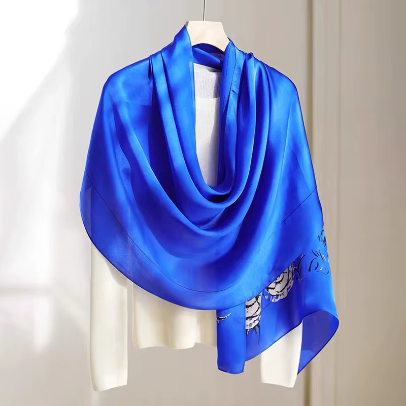 Écharpe 100% soie de mûrier pour femme