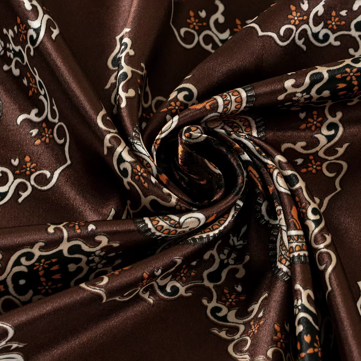 90*90 cm Satin soie carré écharpe femme mode foulard cou tête/cheveux foulards Bandana mouchoir Paisley imprimé