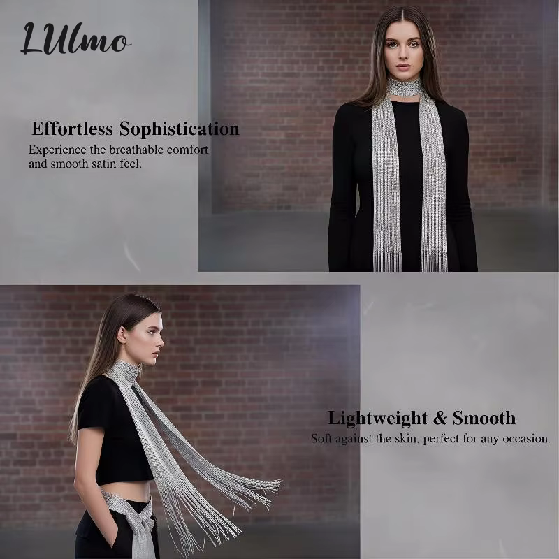 Écharpe en tissu à franges et pompons