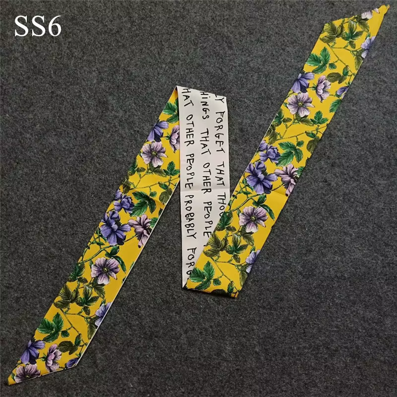Écharpe de Sac à Imprimé Floral pour Femme