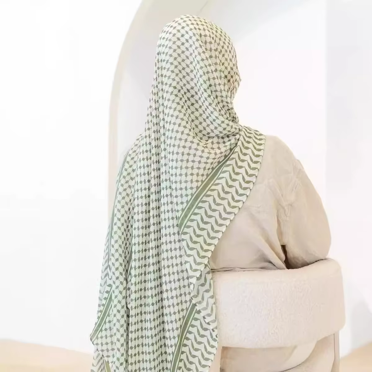 Offres spéciales Keffiyeh imprimer dames musulmanes Hijab