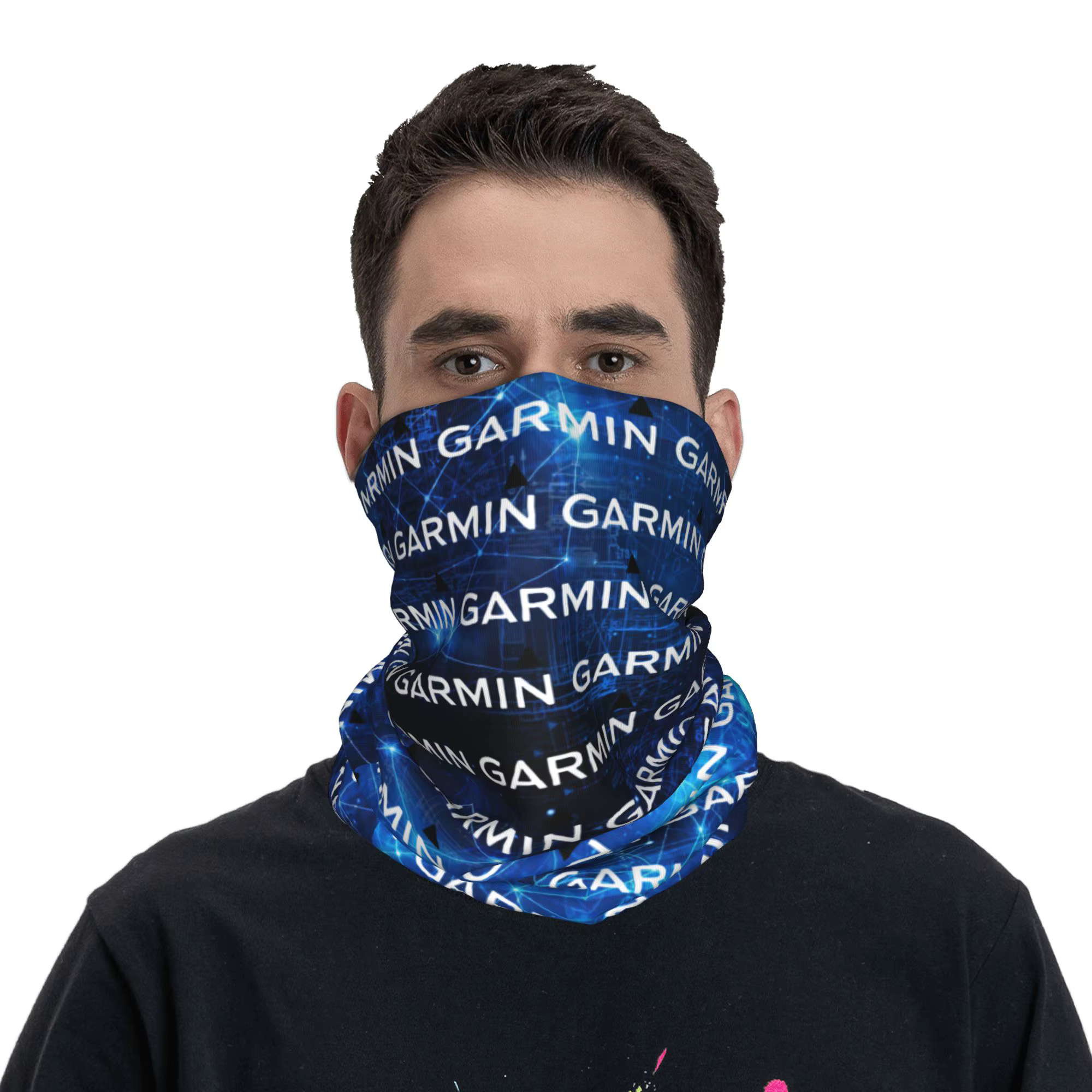 Guêtre de cou personnalisée G-GARMIN-S pour hommes et femmes