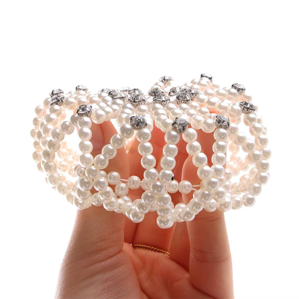 Accessoire de coiffure tendance pour femme : Snood Balle Crystal