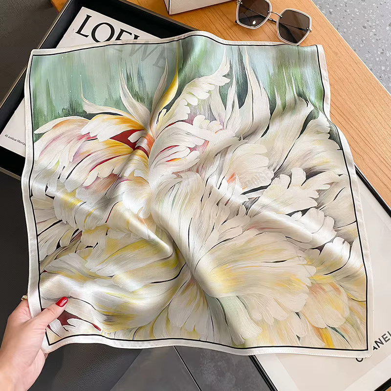 Foulard de Luxe en Forme de Mûrier pour Femme