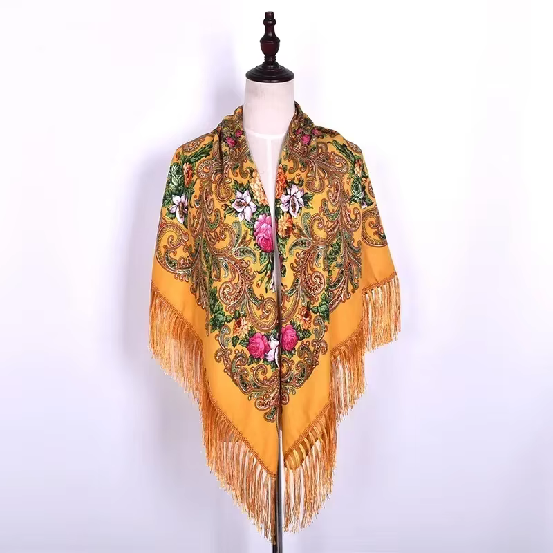 Foulard bohème imprimé Floral