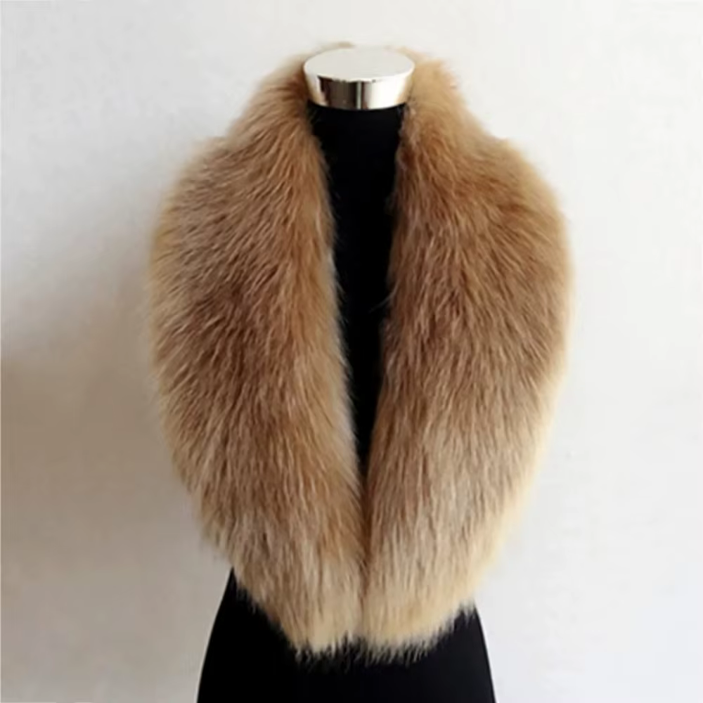 Faux col en fourrure de renard